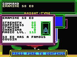 Knight Tyme screenshot 7 for MSX